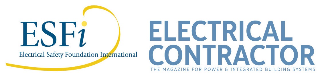 Side-by-side logos for ESFI and Electrical Contractor