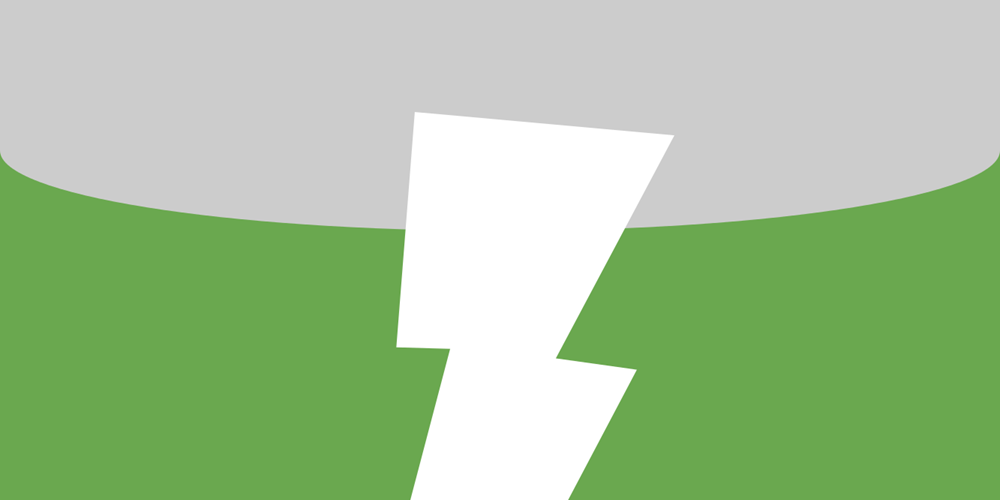 Illustration of a battery partially charged
