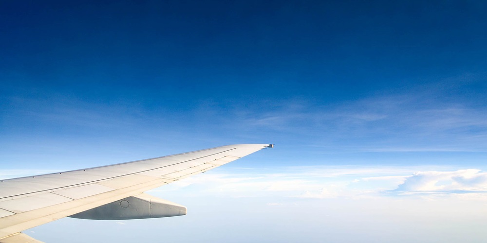 Airplane wing.