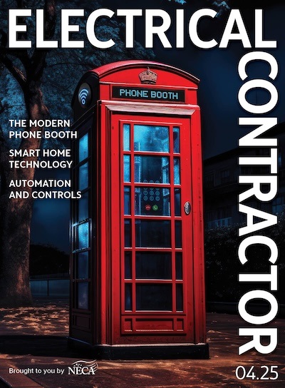 Electrical Contractor, April 2025 cover