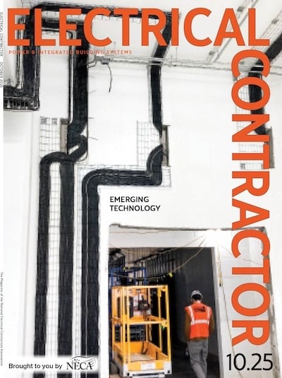 Electrical Contractor, October 2025 cover