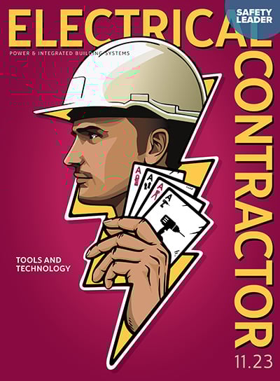Electrical Contractor November 2023 cover: Tools and Technology