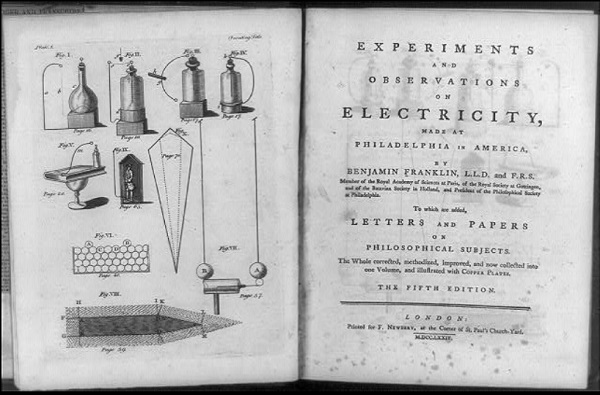 Experiments and Observation on Electricity by Benjamin Franklin