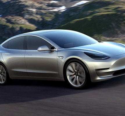 Tesla Shows off Its Mainstream Electric Car, the Model 3