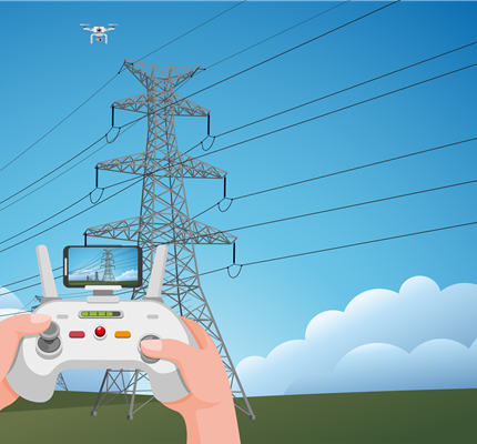 Eyes from the Sky: Increased drone use helps inspect far-reaching resources