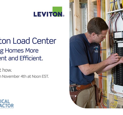 Webinar: Leviton Load Center Is Making Homes More Resilient and Efficient