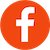 Facebook icon in orange