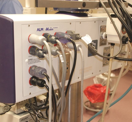 Receptacles at Patient Beds