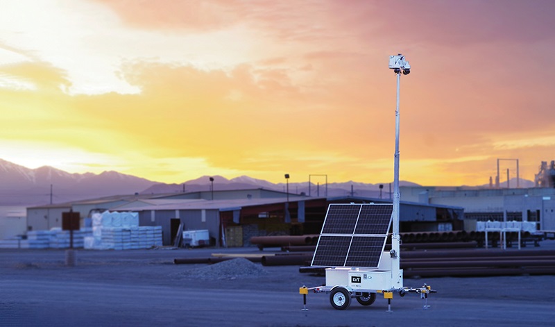 mobile video surveillance unit