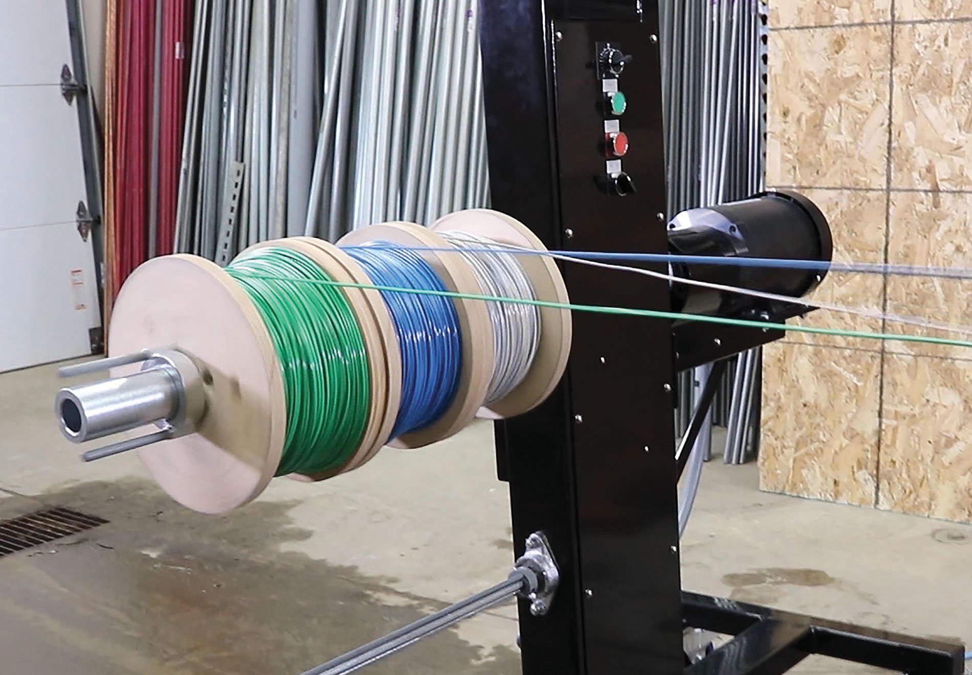 Midwestern Products’ Spool Machine