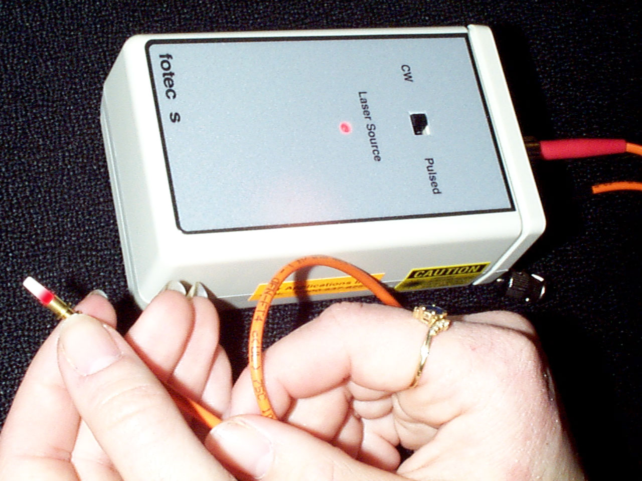 Solid-state red lasers helped shrink the VFL to a handheld instrument.