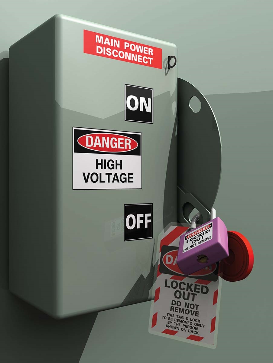 Because Electricity Kills: Control hazardous energy with proper lockout
