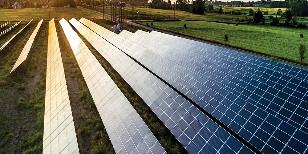 Solar Garden in Empire Township, Minn.