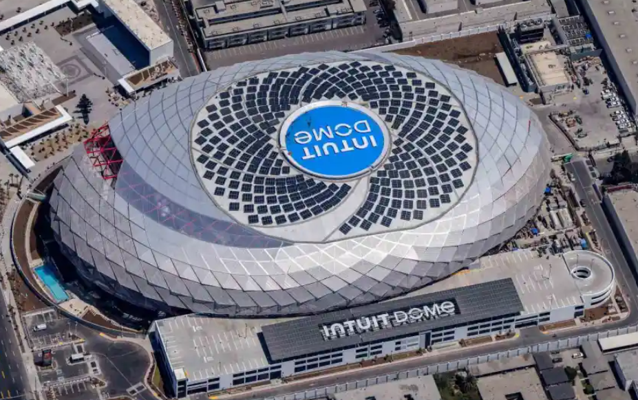 Intuit Dome under construction