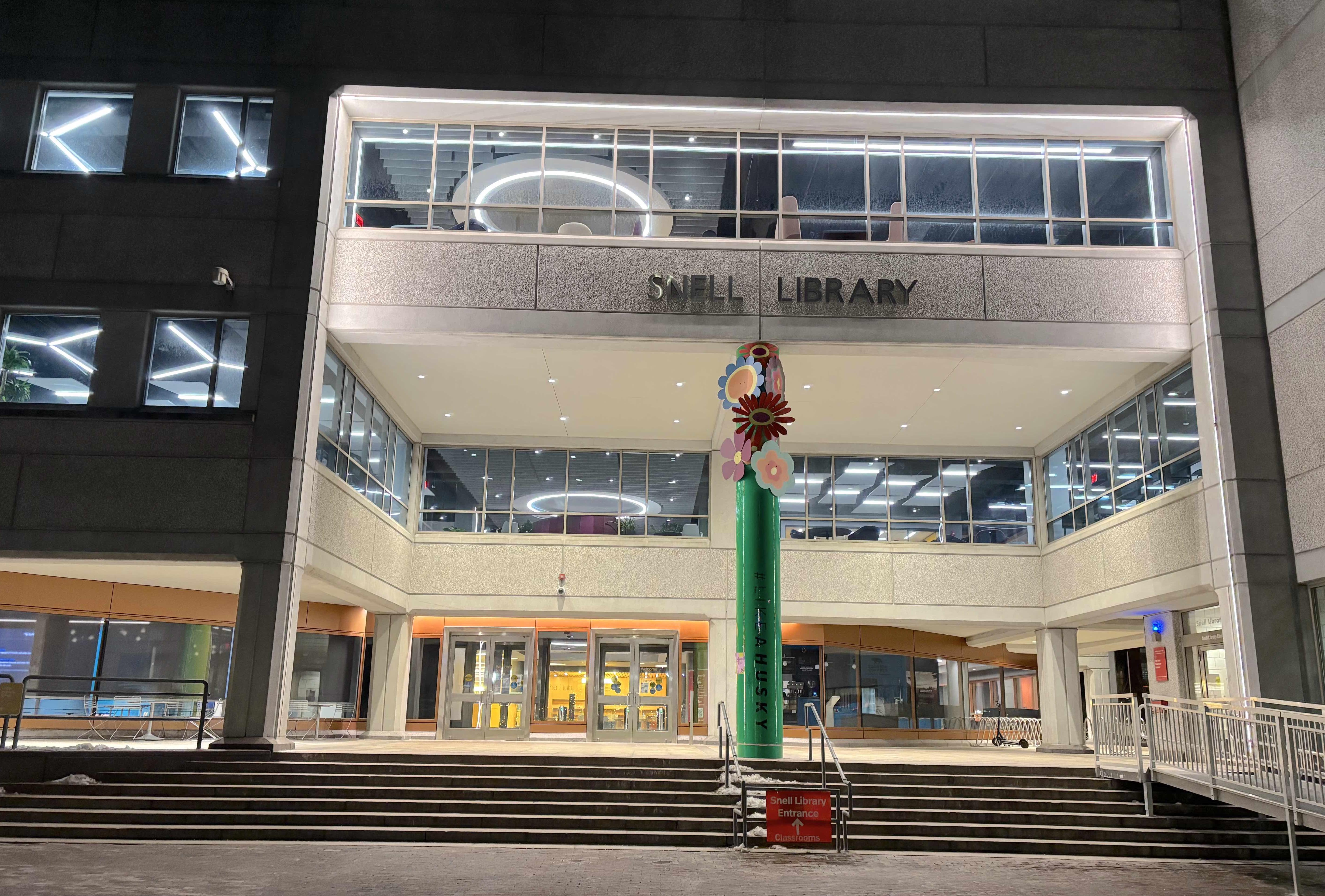 The recently renovated Snell Library now proudly represents Northeastern University, the largest privately owned university in the Boston area, thanks to the work of J&M Brown Co.