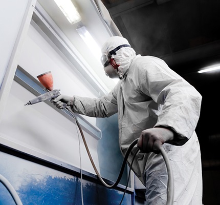 NEC Section 590.6 contains requirements for GFCI protection for equipment such as paint sprayers