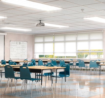 Best-in-Class Efficiency:
Tunable-white lighting offers nonenergy-related benefits in schools