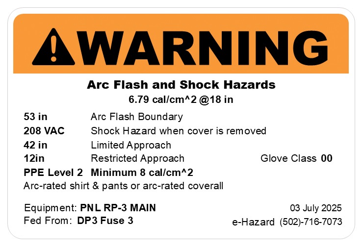 warning label