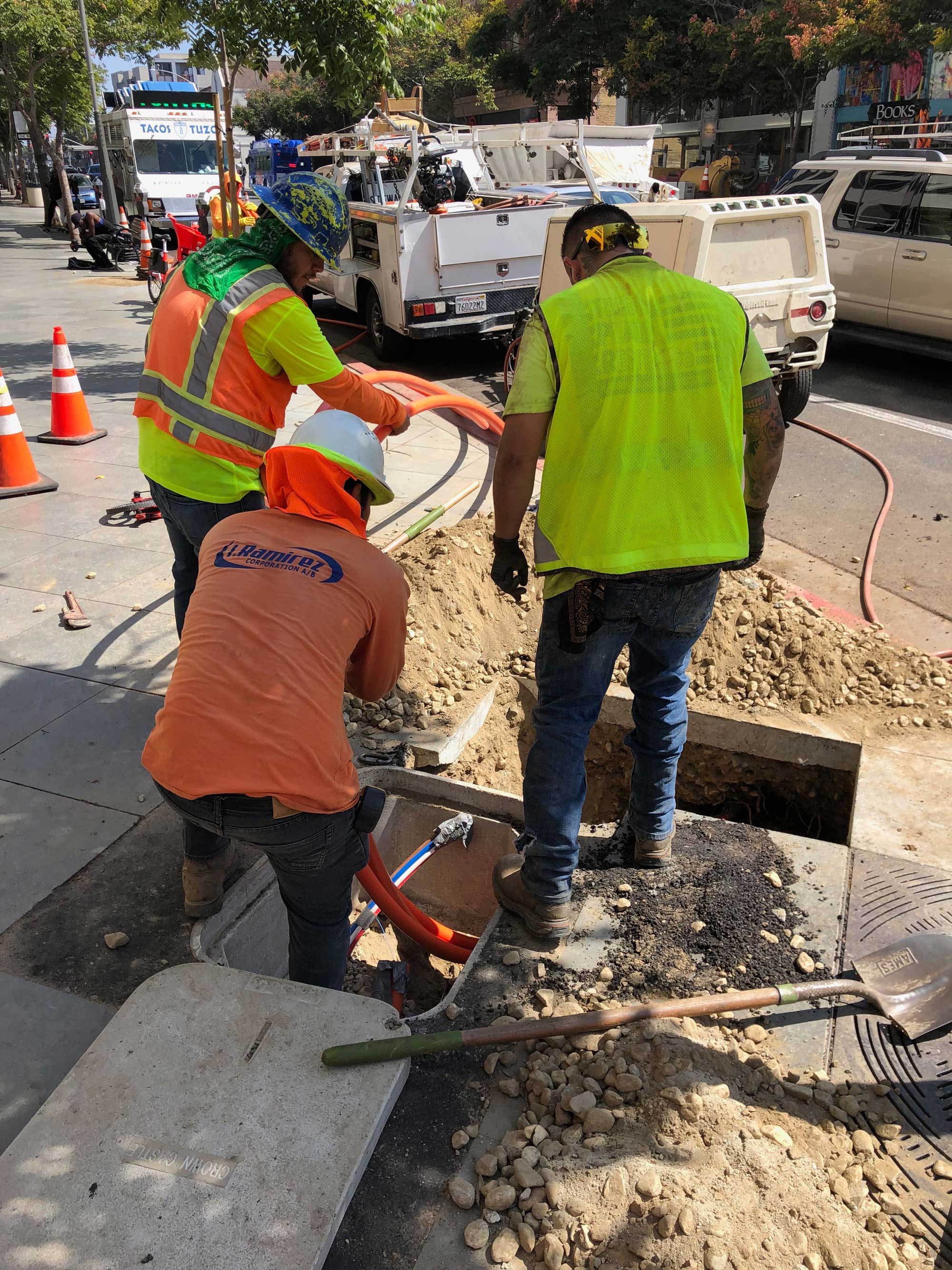 Learning to pull cable | Jim Hayes