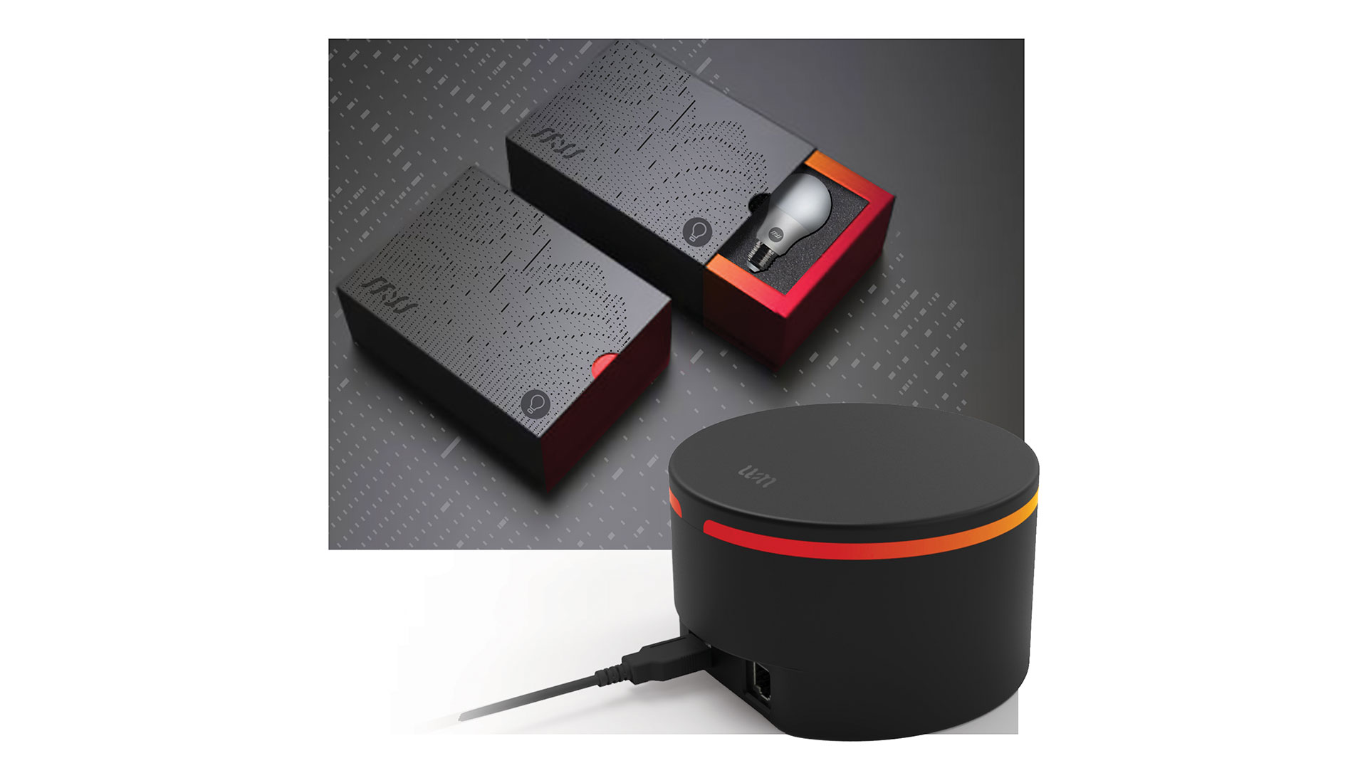 To generate Li-Fi and add a layer of security, a Light Rider GEN1 5W bulb is chip-equipped to communicate with a Quantum terminal. Light Rider’s Quantum Li-Fi uses an encryption based on a random stream of binary or hex data. Courtesy of Light Rider Inc.