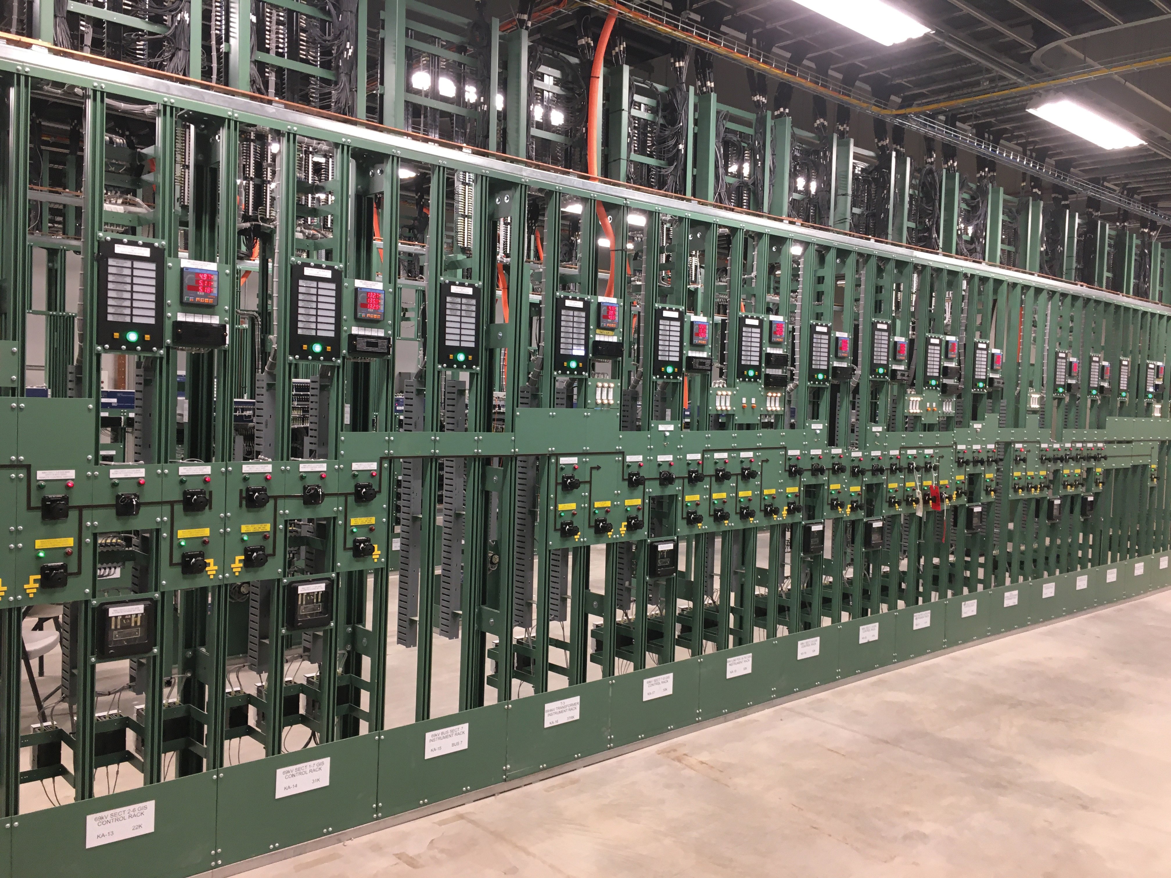 SM Electric Orange Heights Substation 230kV Control Racks