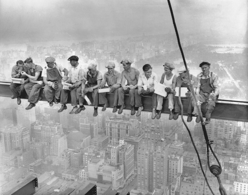 Lunch Atop a Skyscraper, photograph by Charles Clyde Ebbets, Washington Post, September 1932
