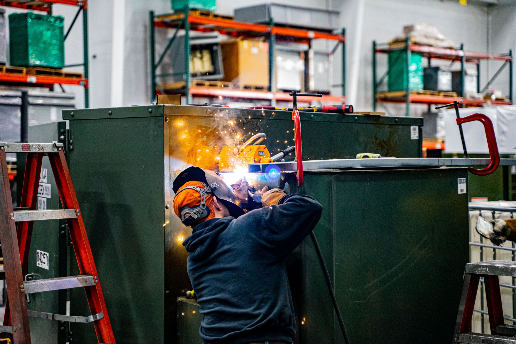 Maddox sponsored content - Maddox transformer technician reconditioning a padmount transformer