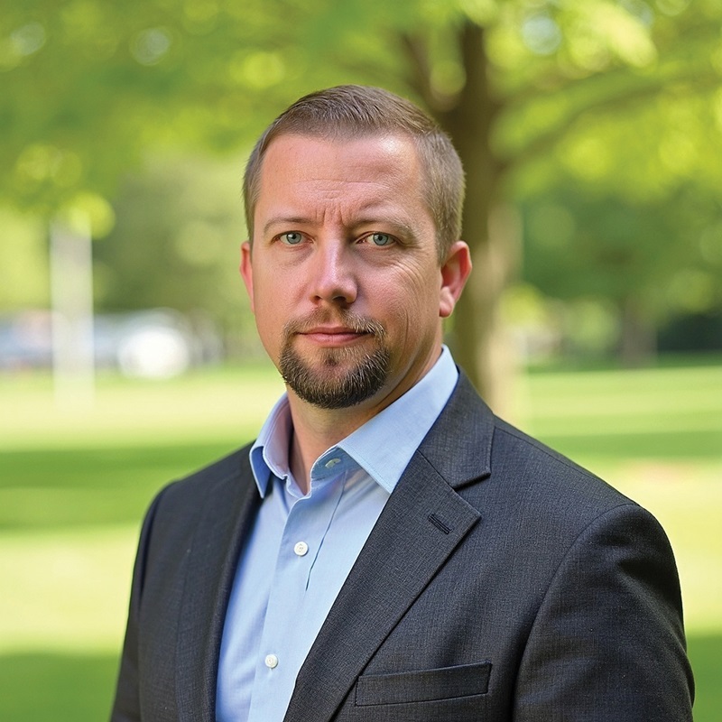 Headshot of Brandon Meade, director of environmental, health and safety, New River Electrical Corp.