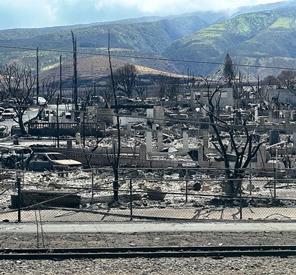 Power Restoration in Progress After Devastating Maui Wildfire