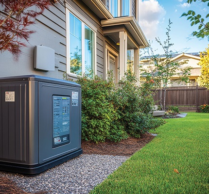 There are several considerations for choosing and installing a portable gasoline/propane-fueled generator, such as the one pictured, at a dwelling unit
