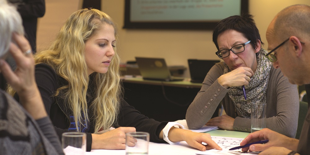 people in a meeting
