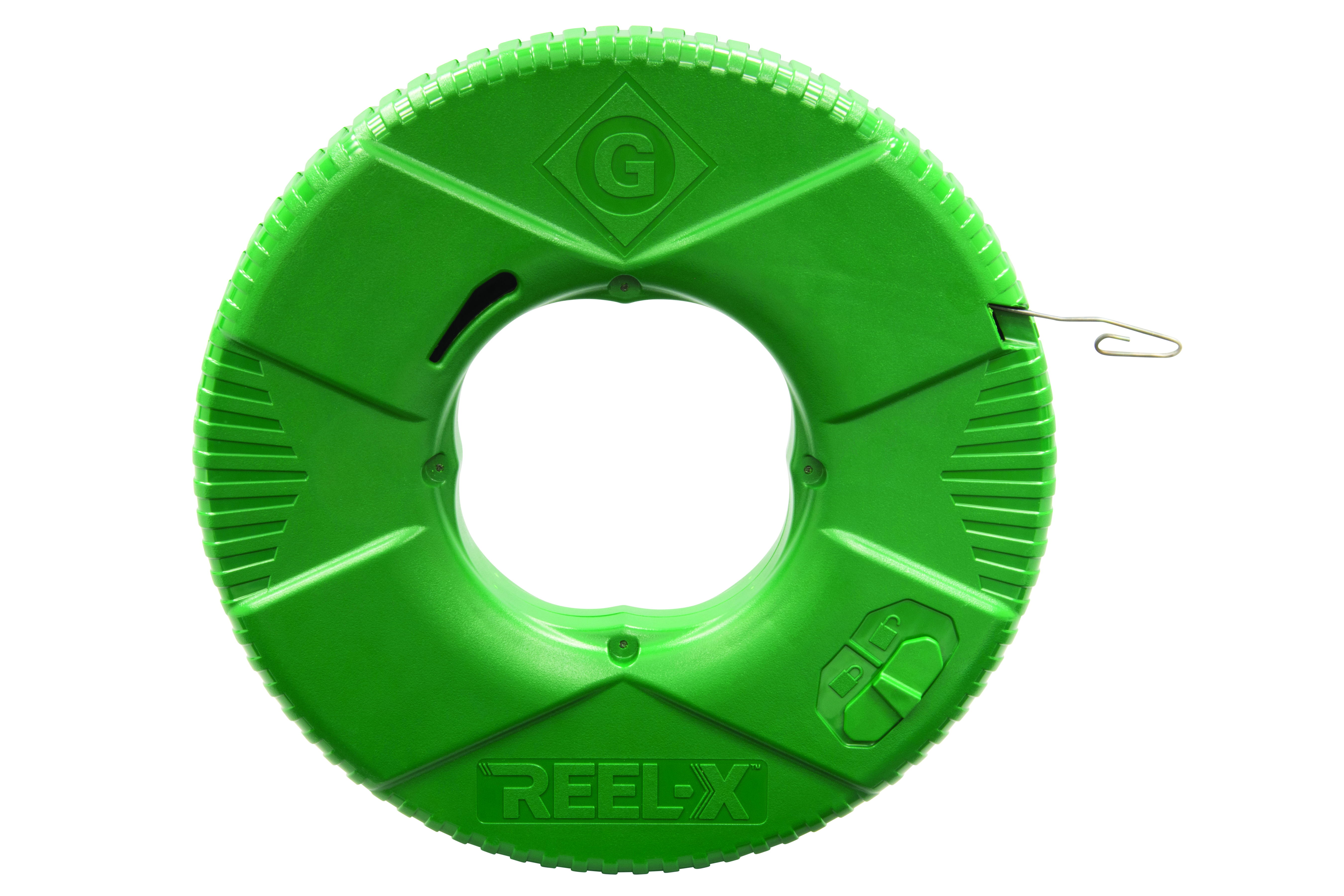 Green roll of fish tape. Image by Greenlee.
