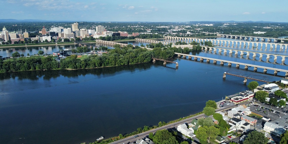 A view of Harrisburg and the Susquehanna River / Photo by Morey Longo/Unsplash