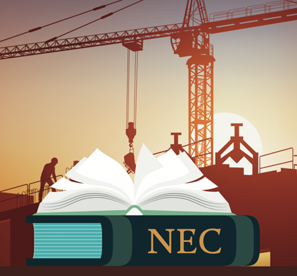 Illustration of an open book reading 