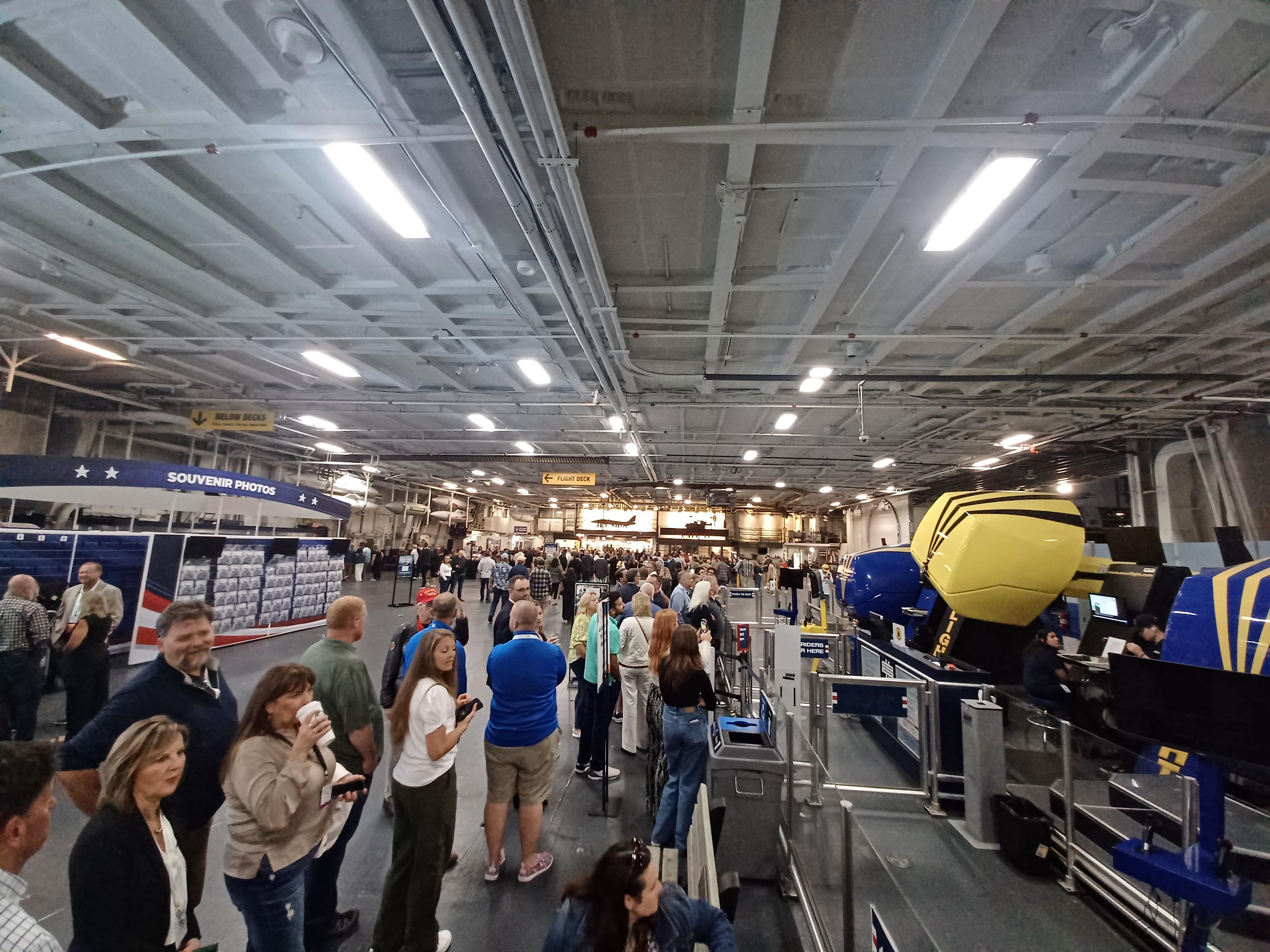NECA 2024 San Diego Closing Reception - flight simulators