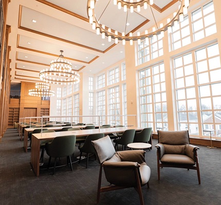 An Epic Academic Achievement: Electric Plus’ work on the DePauw University library transformed the outdated structure into a state-of-the-art educational hub