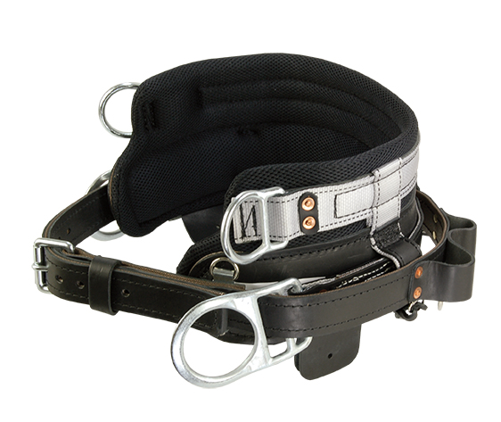 Black lineman's belt. Image by J Harlen Co.