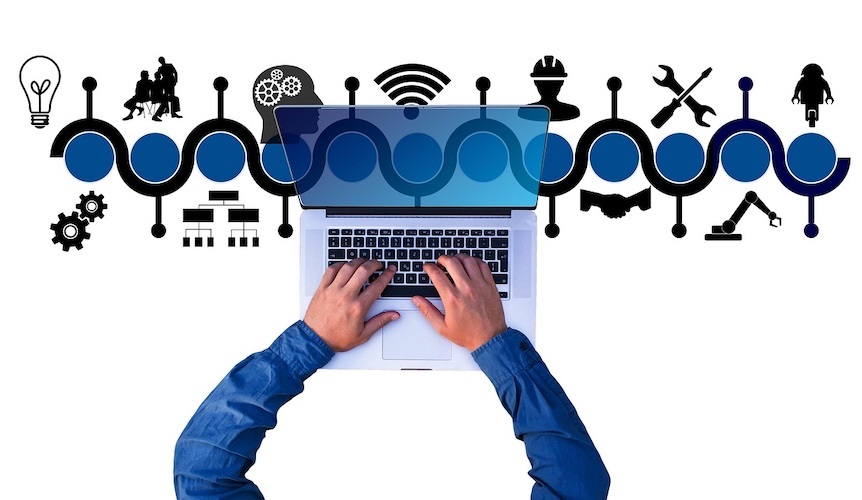 Project management involves coordinating the many steps of a project. Image by Gerd Altmann from Pixabay