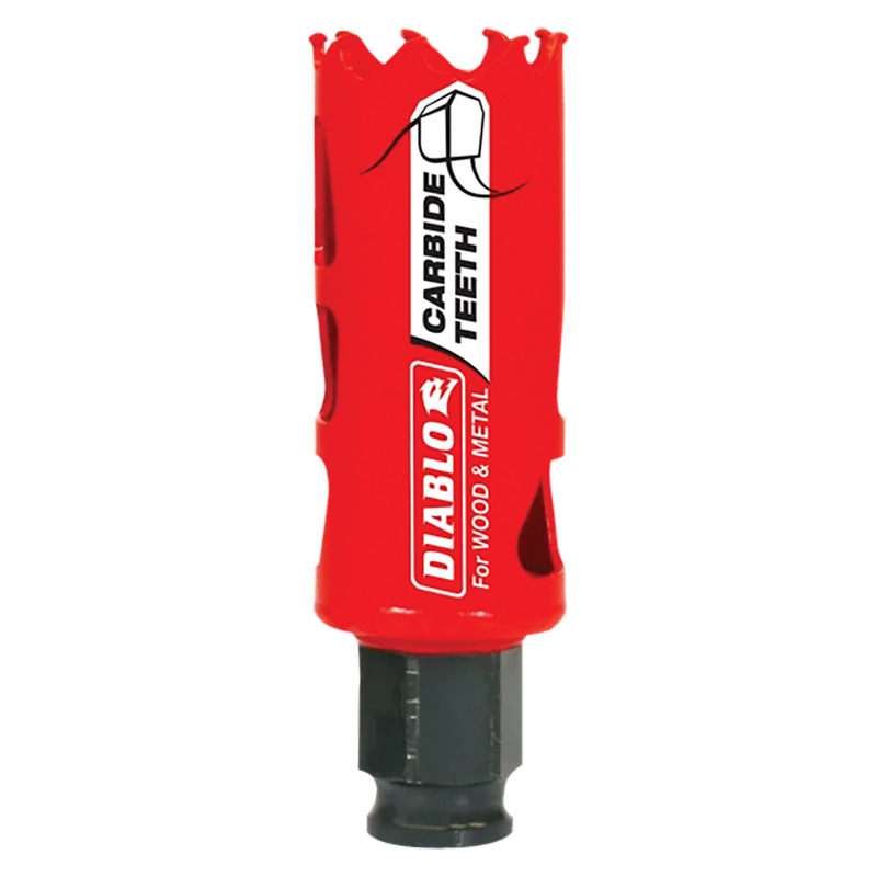 Diablo carbide teeth hole saw for wood and metal