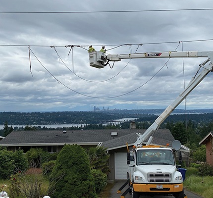 On the Front Line: Wilson Construction Co. supported Puget Sound Energy’s ‘Energize Eastside’ grid upgrade