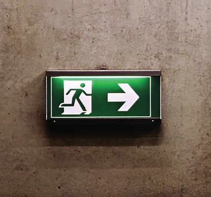 Are Your Exit Signs Bright Enough? A study finds that many might not meet requirements