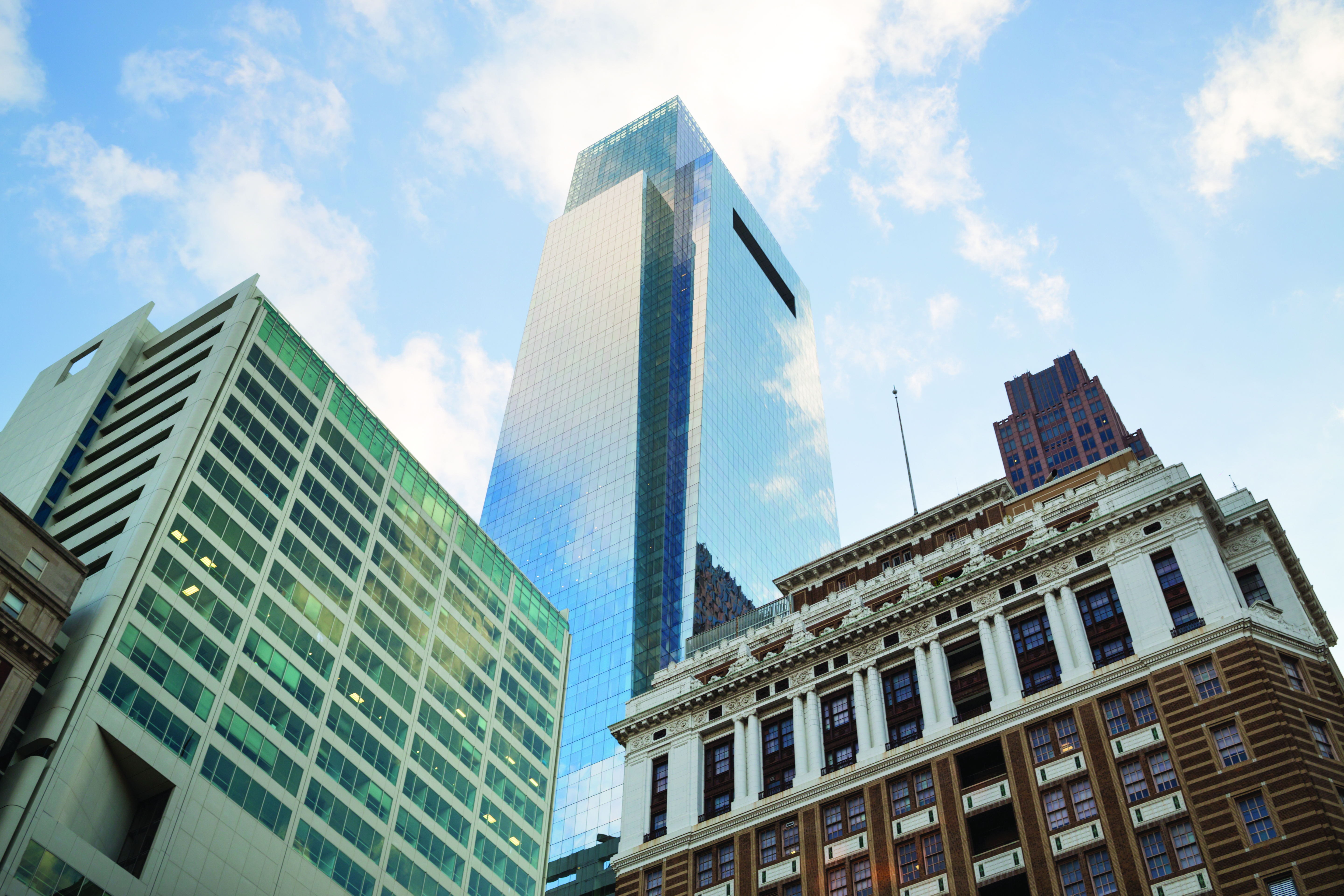 Bluestone Communications serves the 60-story Comcast Technology Center. Shutterstock / Pavel L Photo and Video