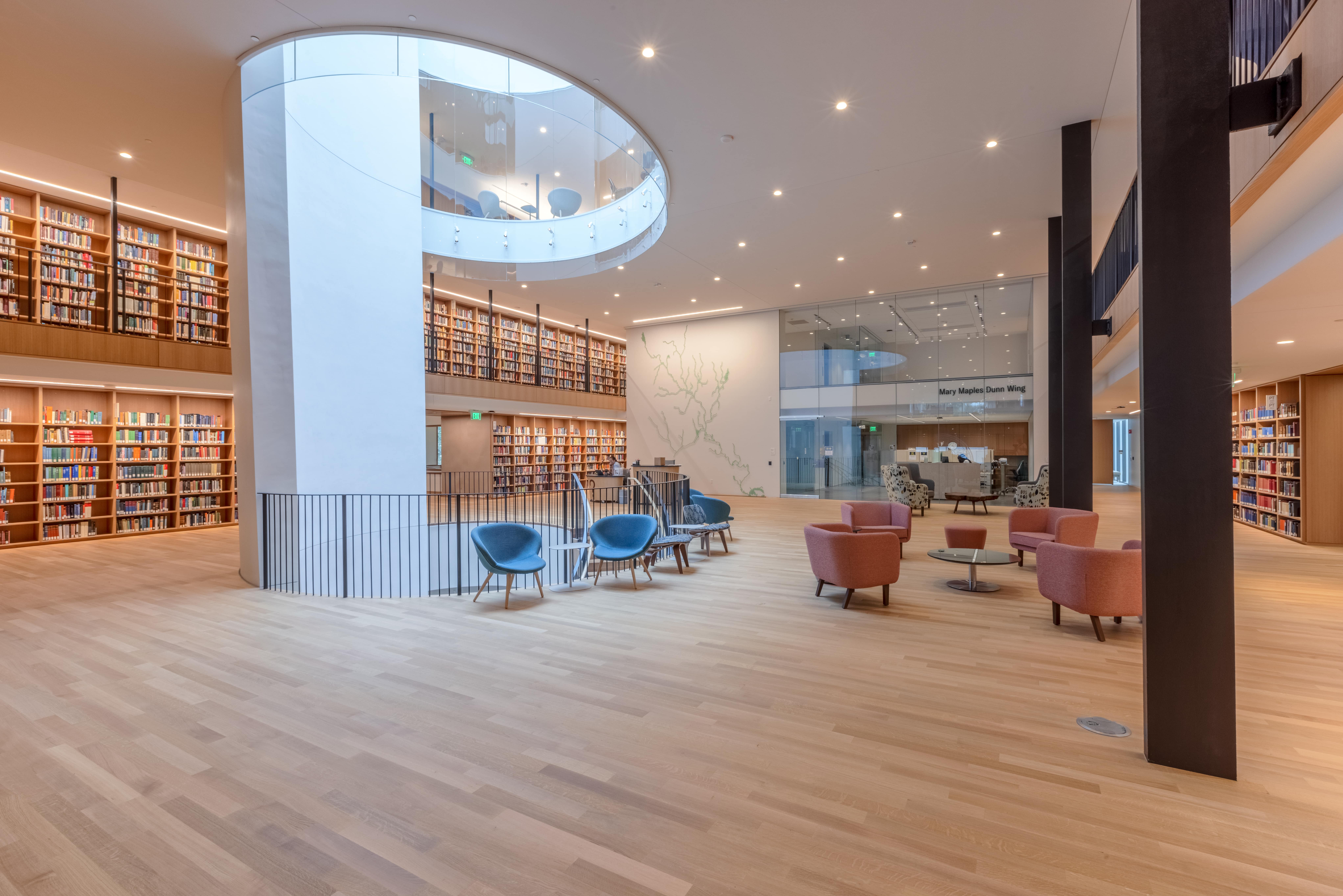Interior of the Smith College Neilson Library