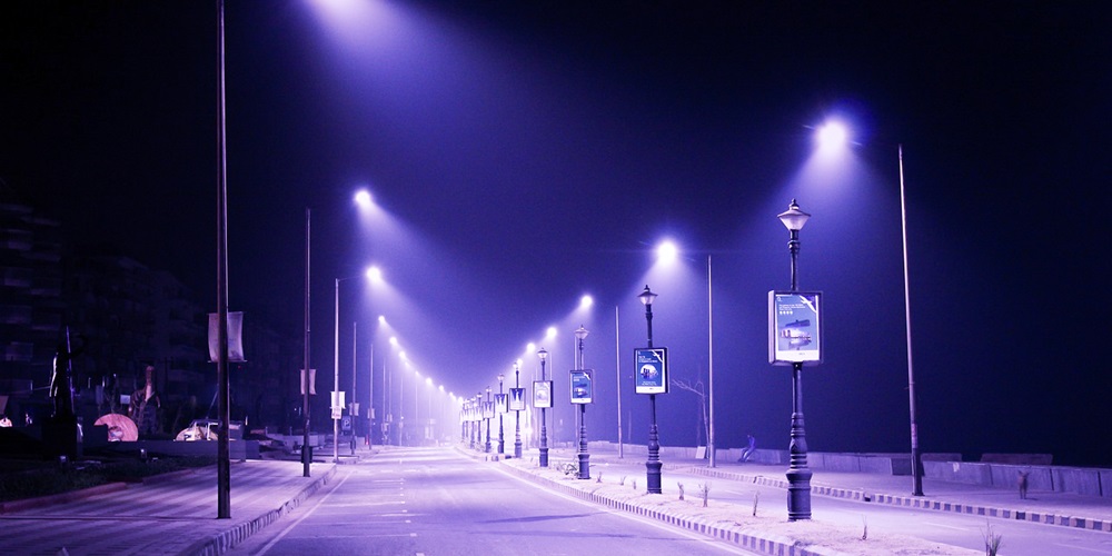Purple night lights clearance