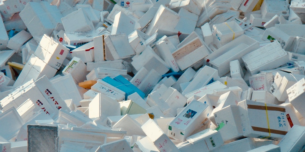 A pile of discarded styrofoam coolers | Could Electricity From Styrofoam Be a New Source of Energy?