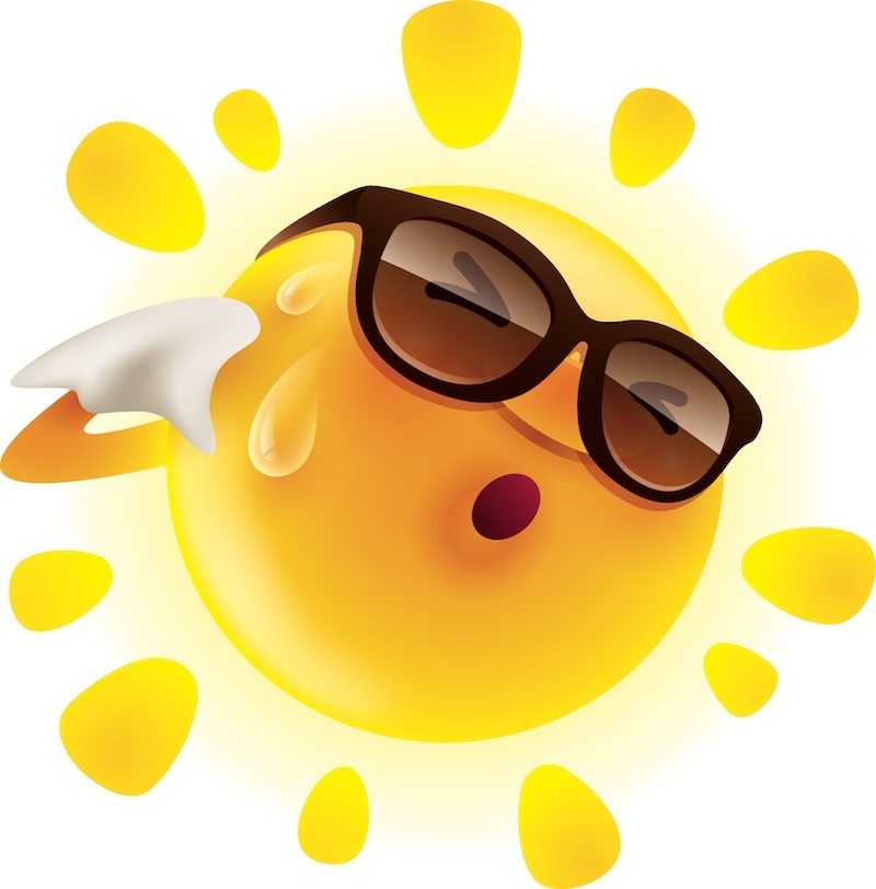 Summer sun feeling hot and wiping sweat / stock.adobe.com / ori-artiste