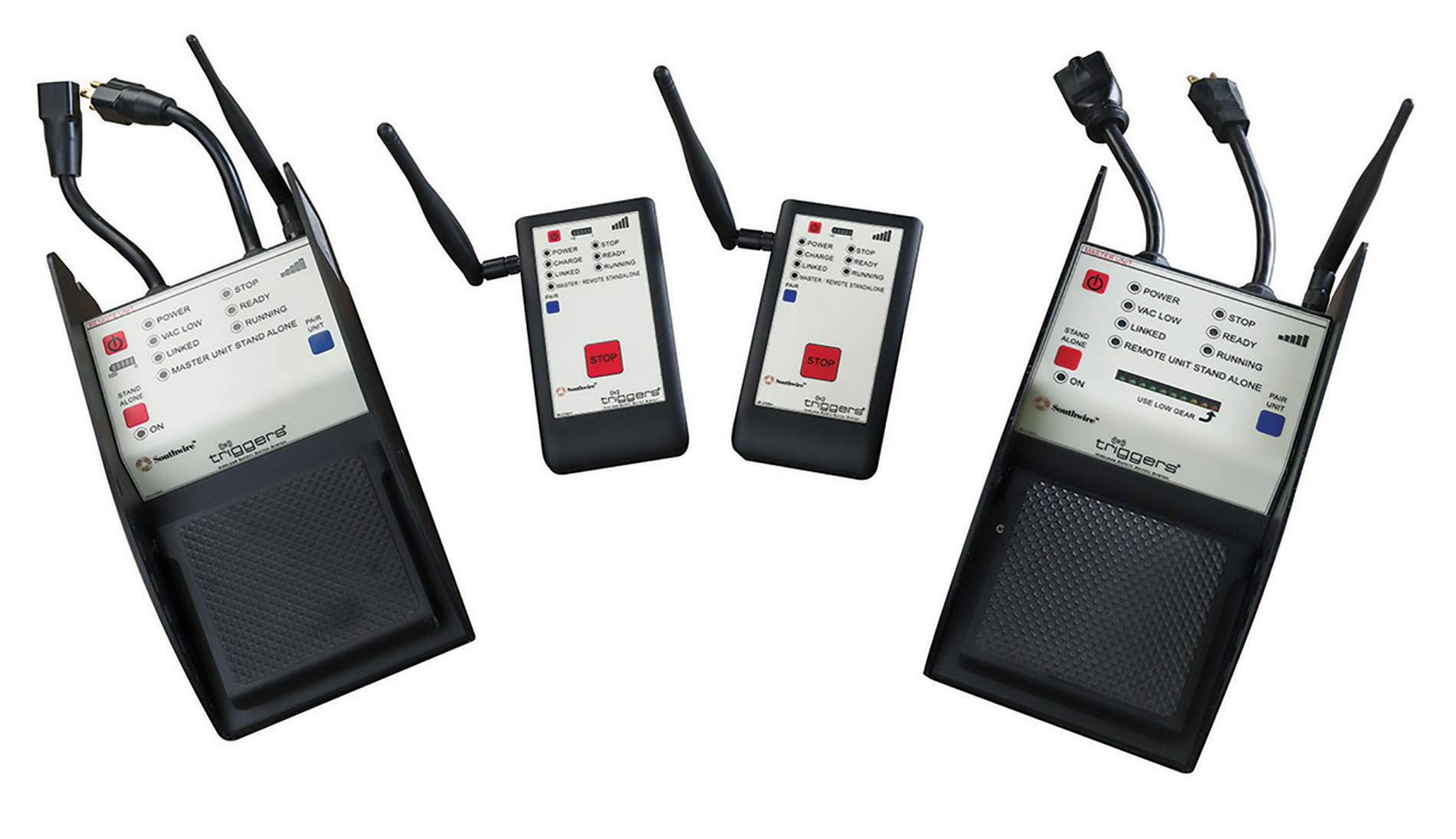 Four foot pedals. Image by Southwire.