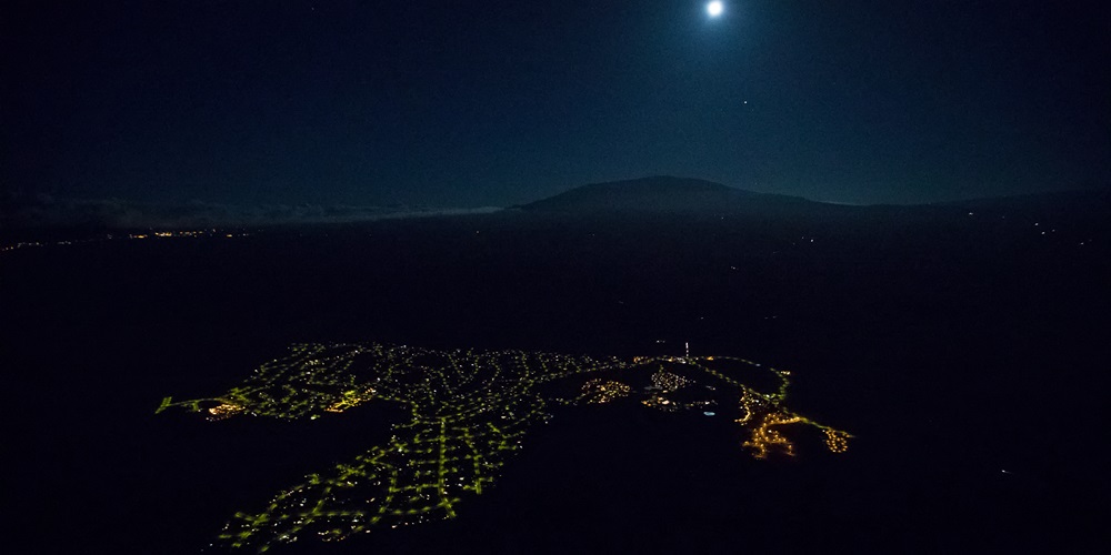 Waikoloa Village at night