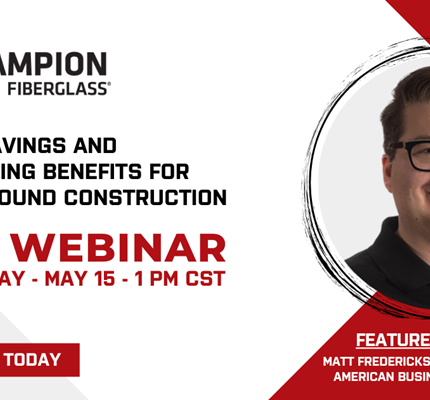 Webinar: Labor Savings and Engineering Benefits for Underground Construction