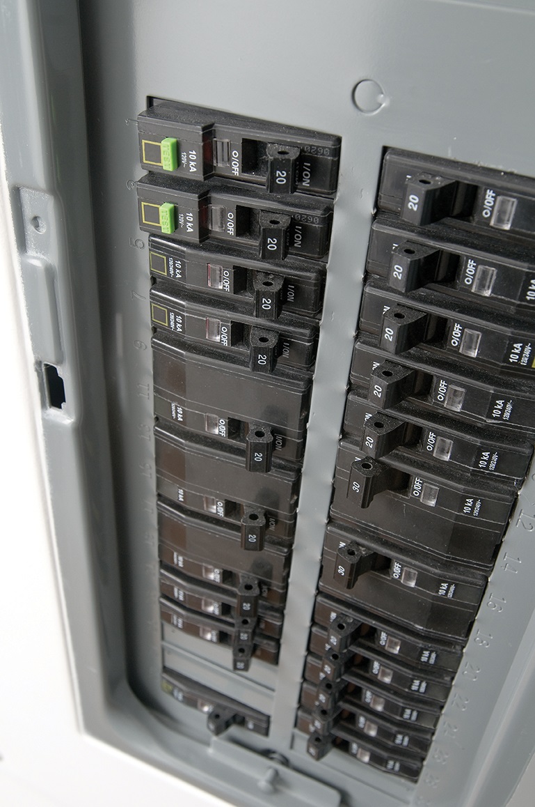 circuit breaker electrical panelboard